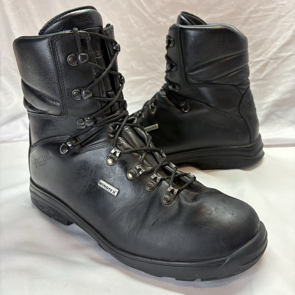 Kenetrek Hard Tactical Boots Mens US 11.5 M Waterproof Leather Needs Sole Repair